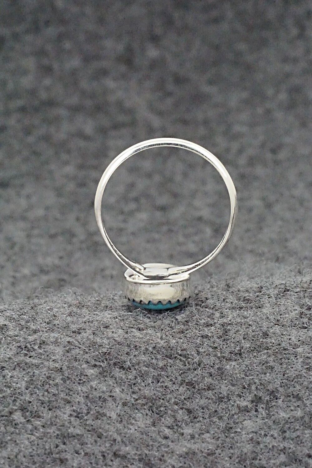 Turquoise & Sterling Silver Ring - Sharon McCarthy - Size 7