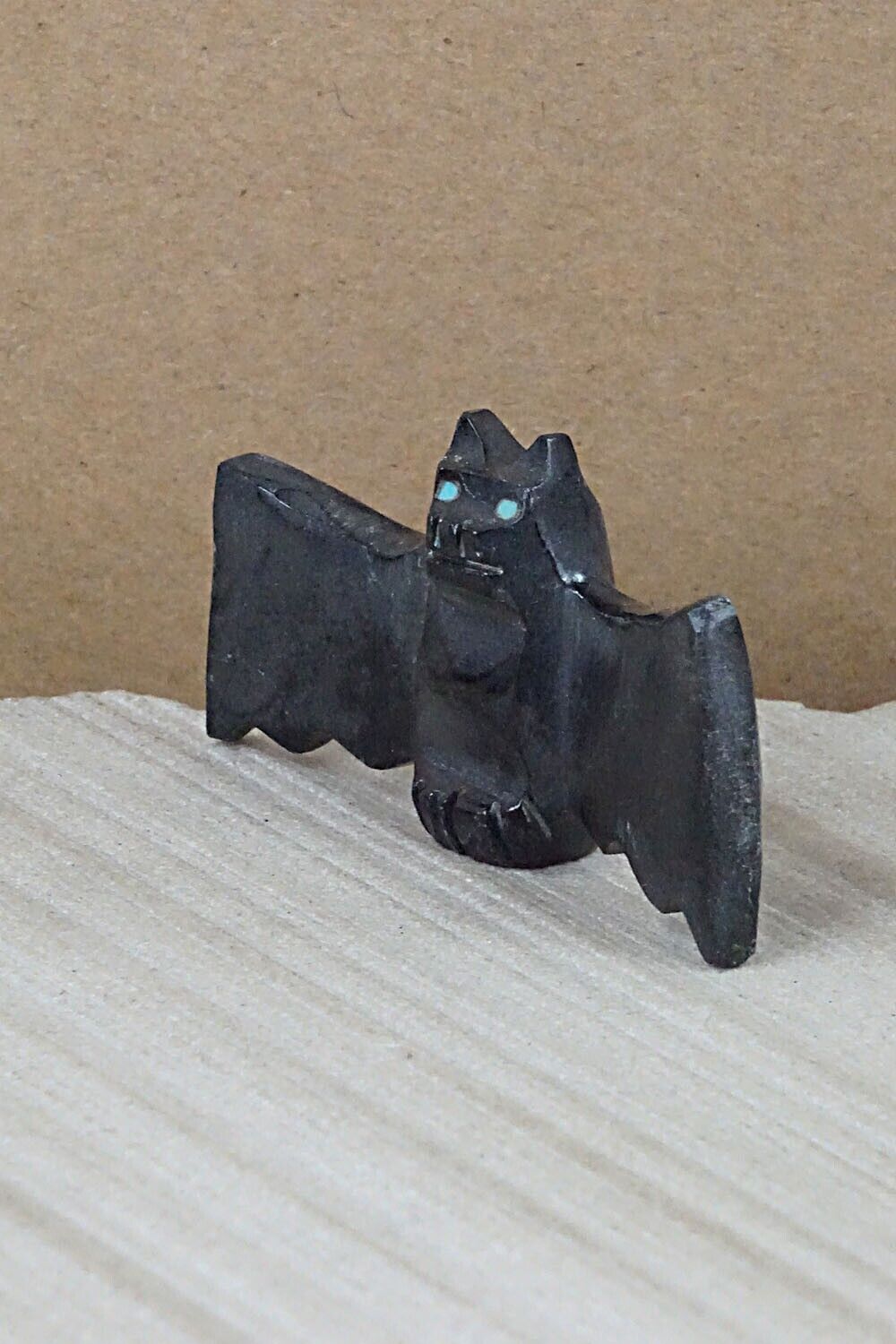 Bat Zuni Fetish Carving - Tim Lementino