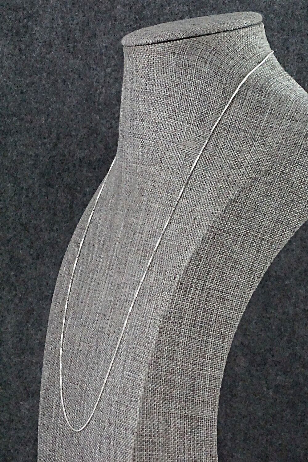 Sterling Silver Chain Necklace - Sterling Silver 20"