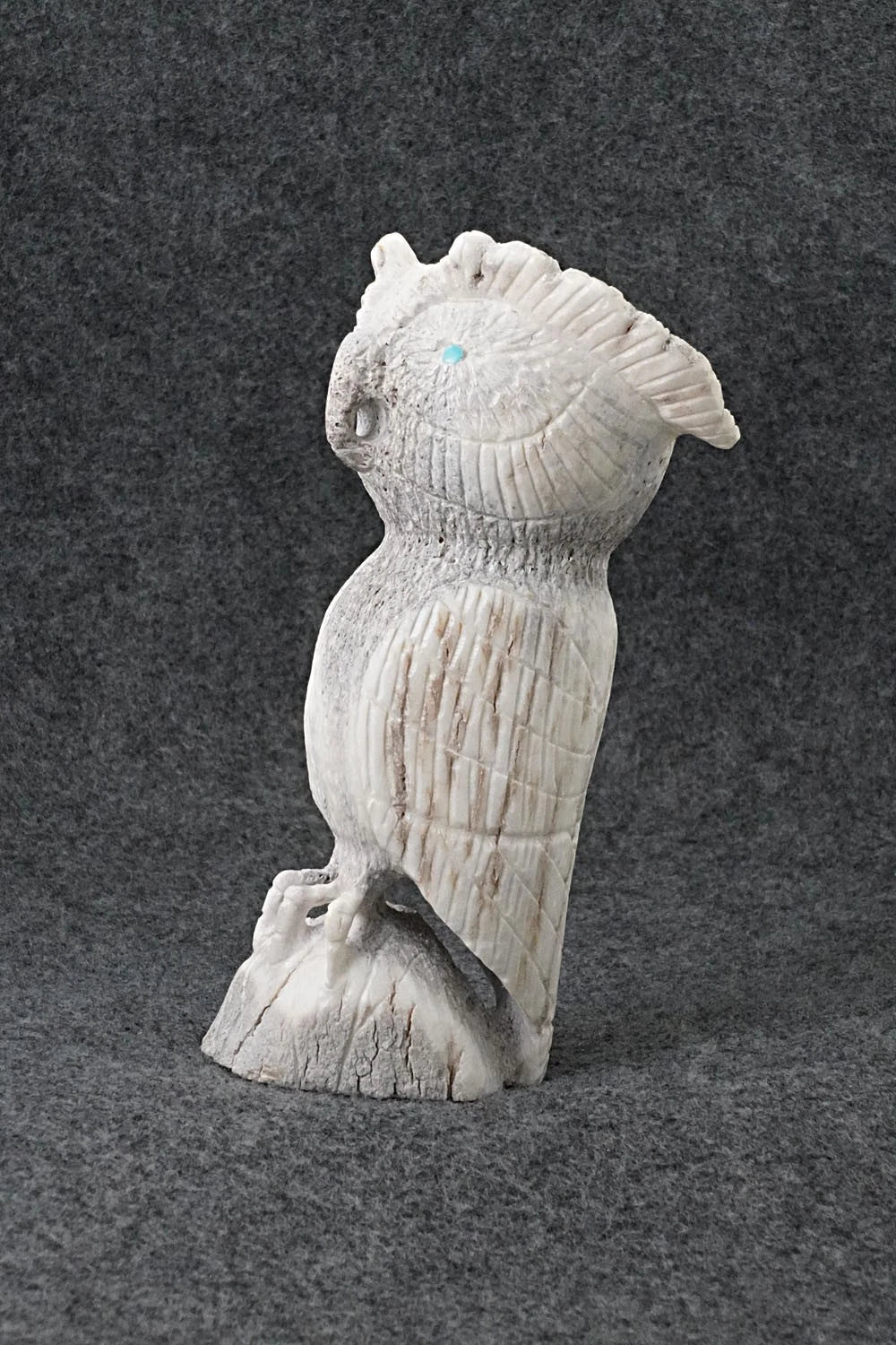 Owl Zuni Fetish Carving - Chris Peina