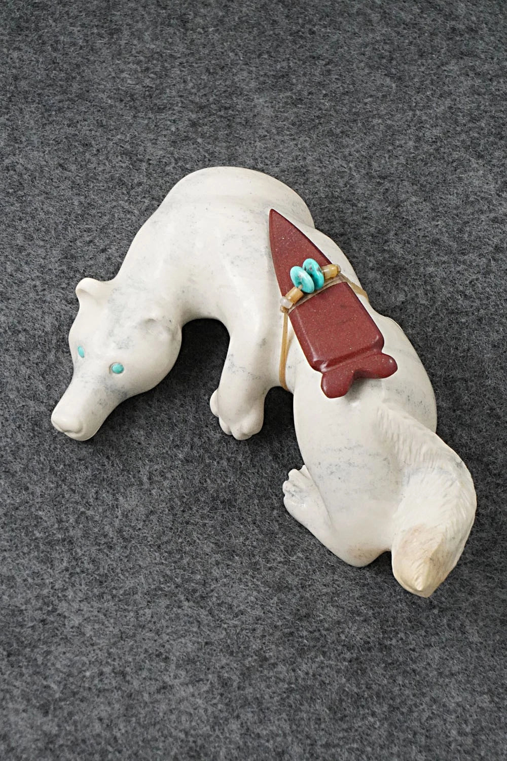 Wolf Zuni Fetish Carving - Albert Eustace