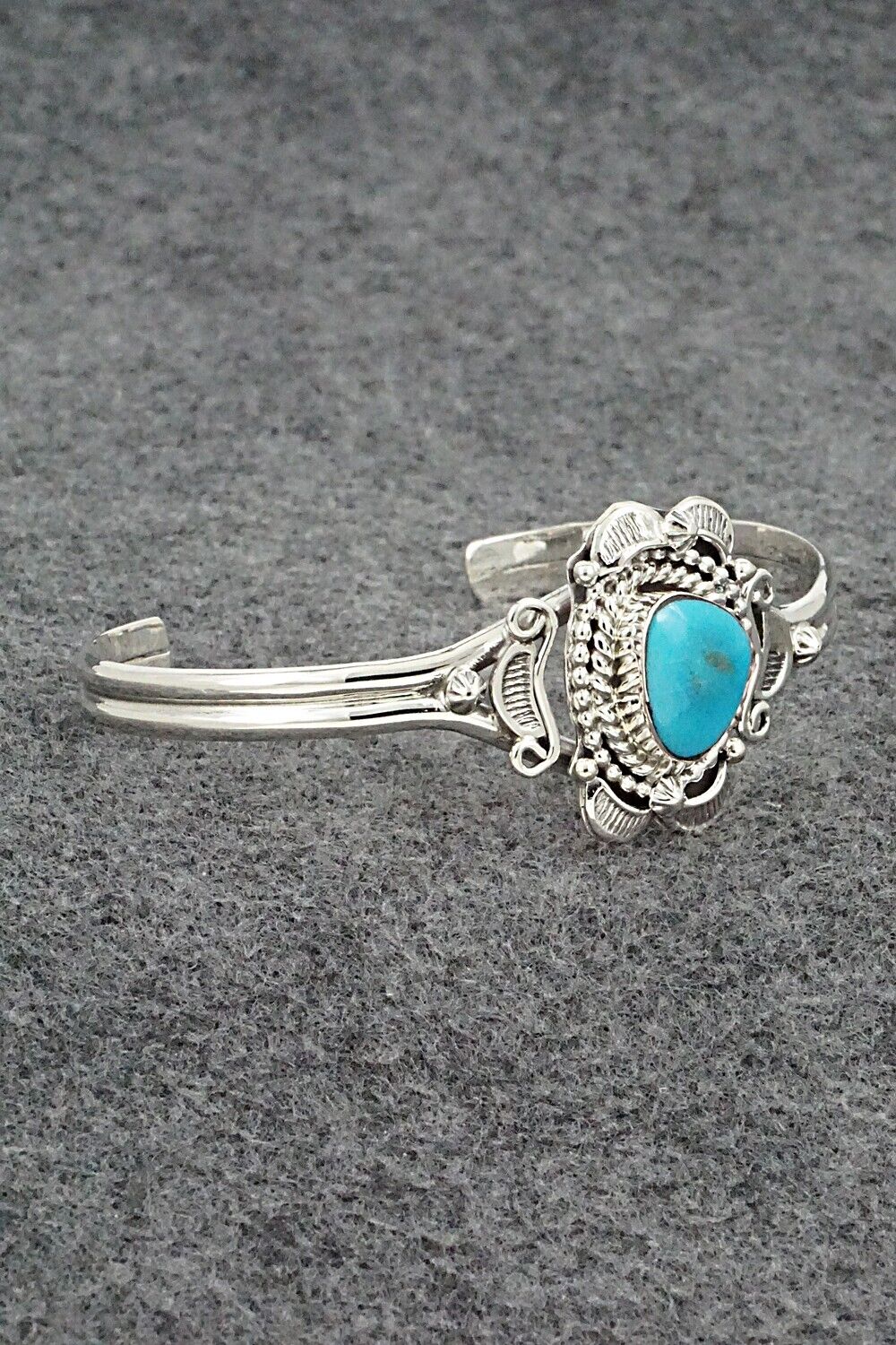 Turquoise & Sterling Silver Bracelet - Jimmy Garcia