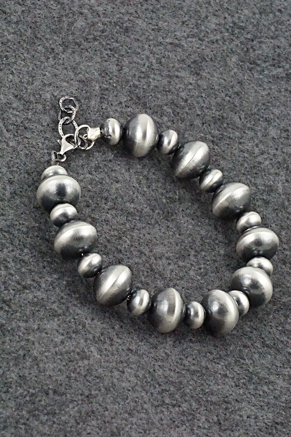 Sterling Silver Navajo Pearl Bracelet - Tonisha Haley