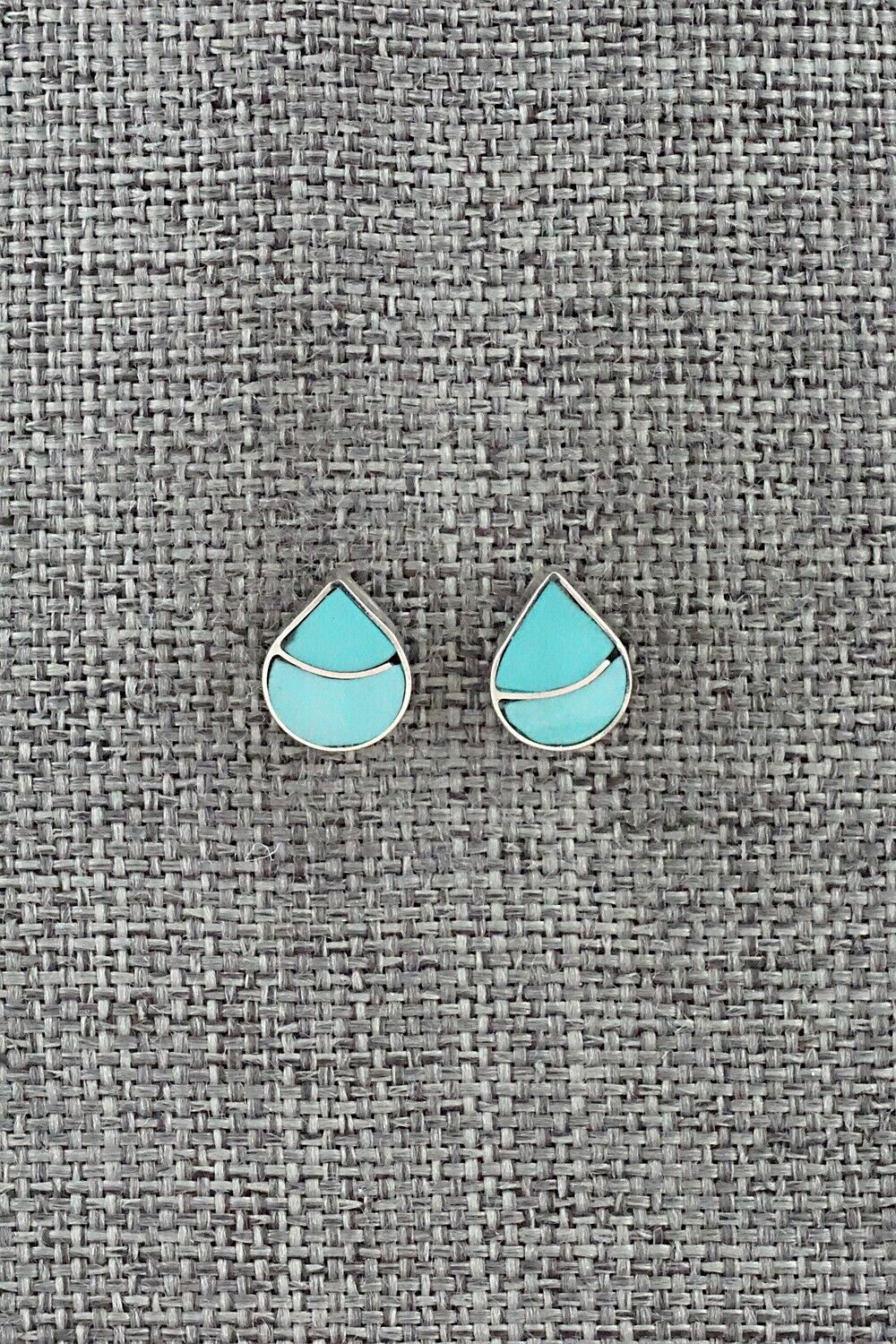 Turquoise & Sterling Silver Earrings - Lynelle Johnson