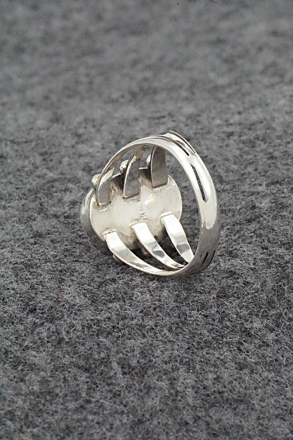 Onyx & Sterling Silver Ring - Paige Gordon - Size 8.5