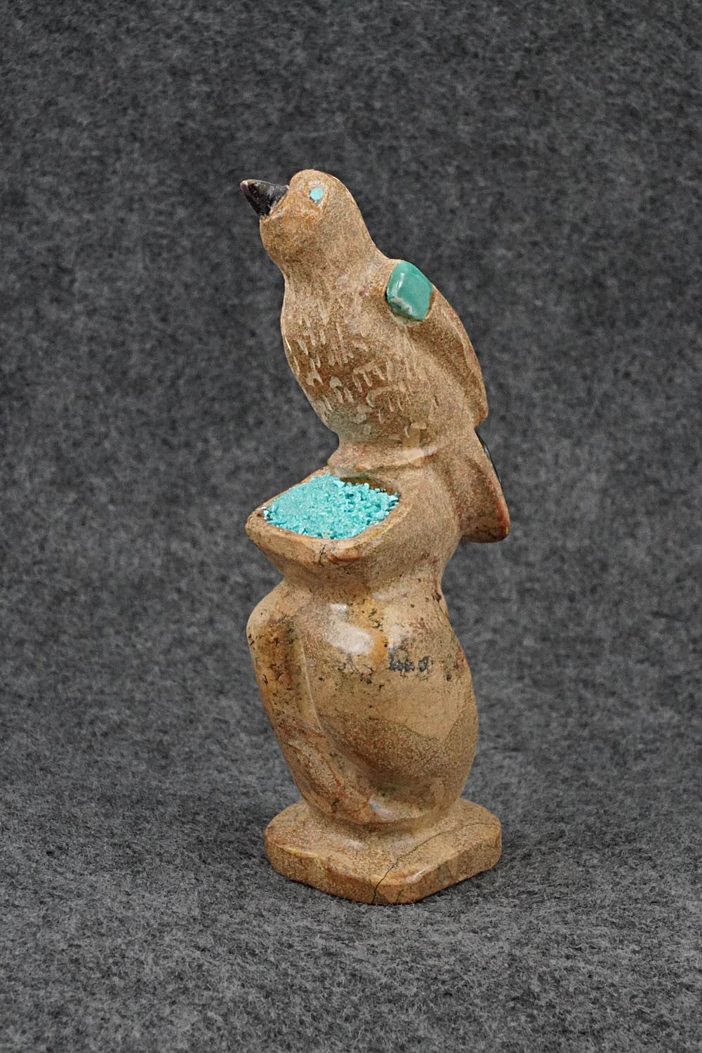 Bird Zuni Fetish Carving - Freddie Leekya