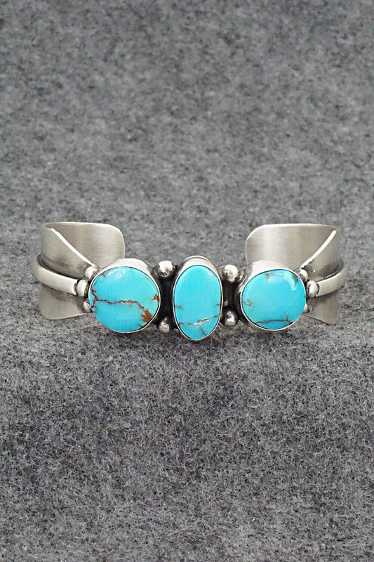 Turquoise & Sterling Silver Bracelet - Darrin Livingston