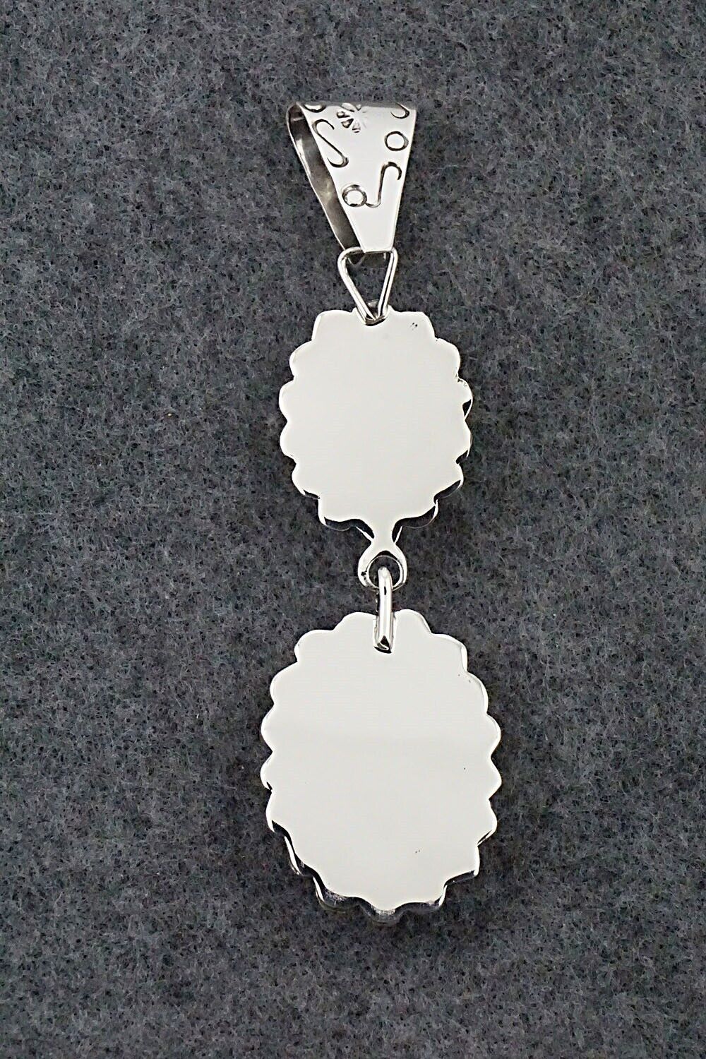 Turquoise & Sterling Silver Pendant - Sheena Jack