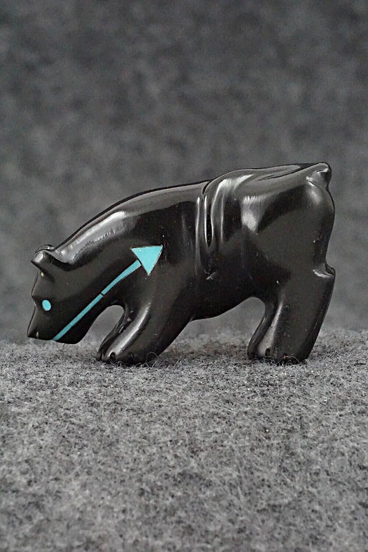 Mountain Lion Zuni Fetish Carving - Andres Quandelacy