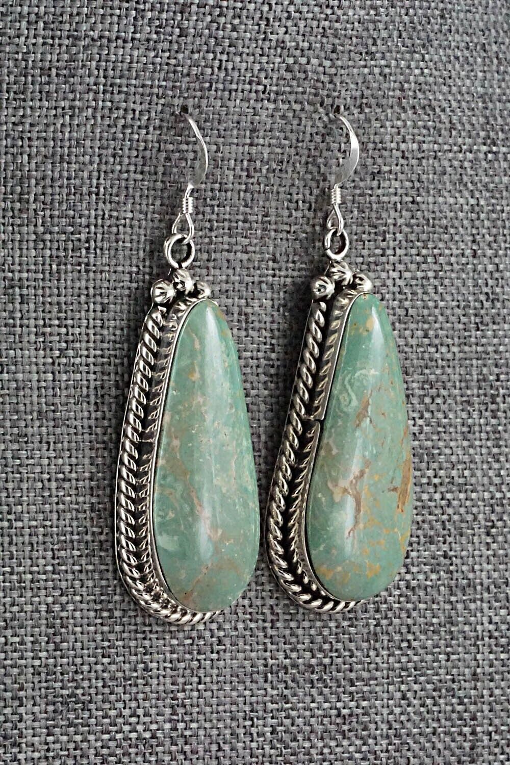 Turquoise & Sterling Silver Earrings - Brandon Belin