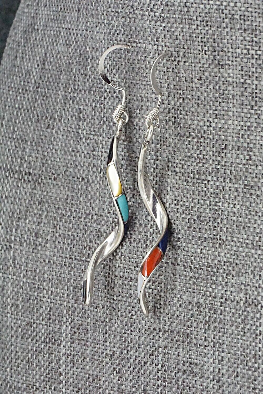 Multi Stone & Sterling Silver Earrings - Ira Johnson