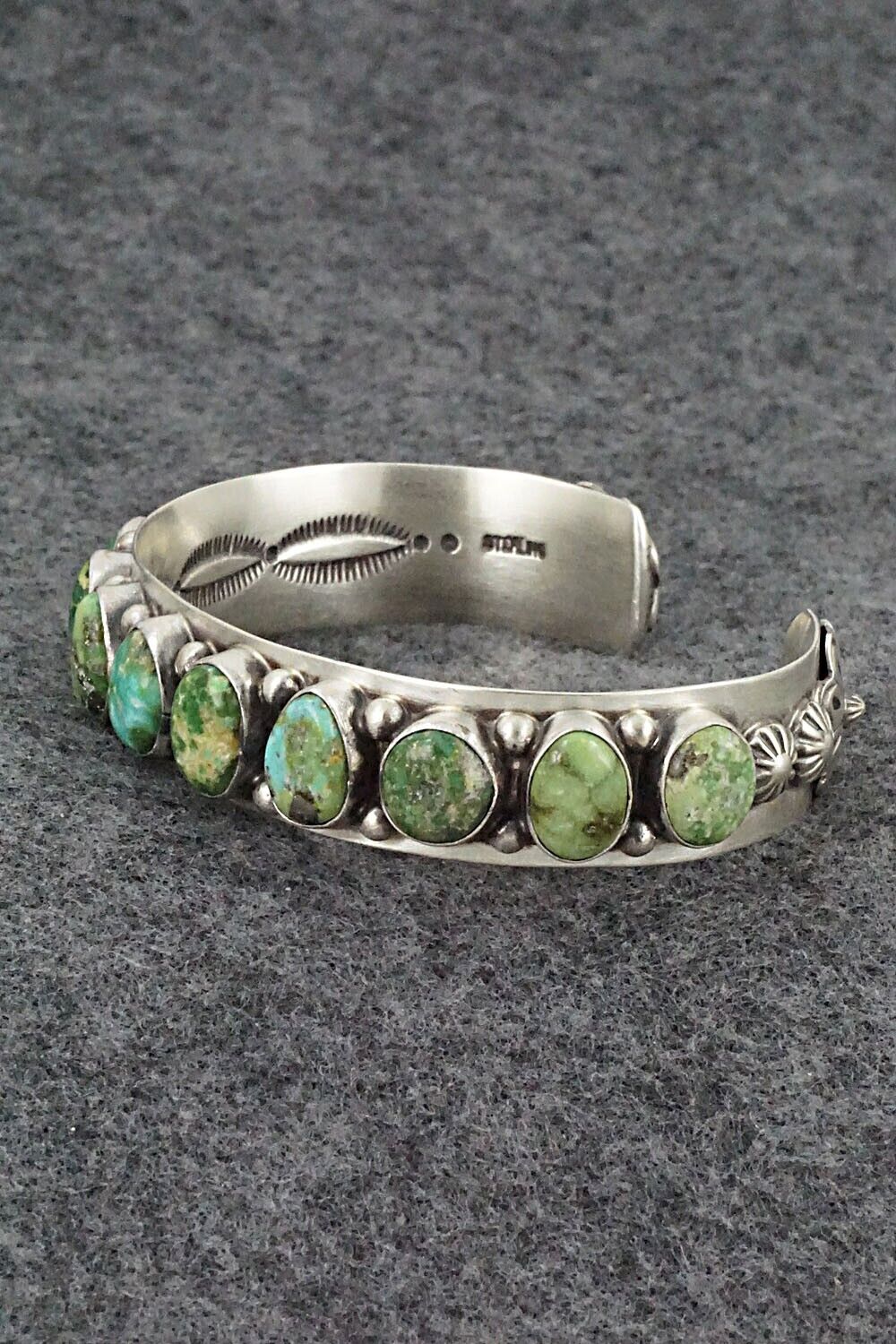 Turquoise & Sterling Silver Bracelet - Tom Lewis