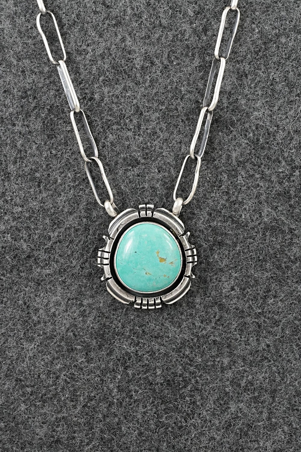 Turquoise & Sterling Silver Necklace - Daniel Benally