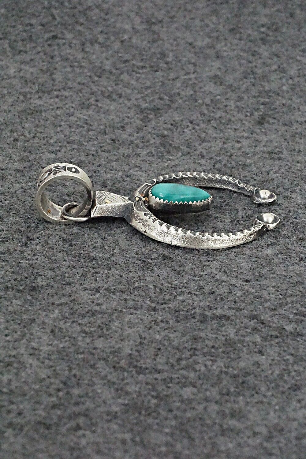 Turquoise & Sterling Silver Pendant - Eva & Linberg Billah