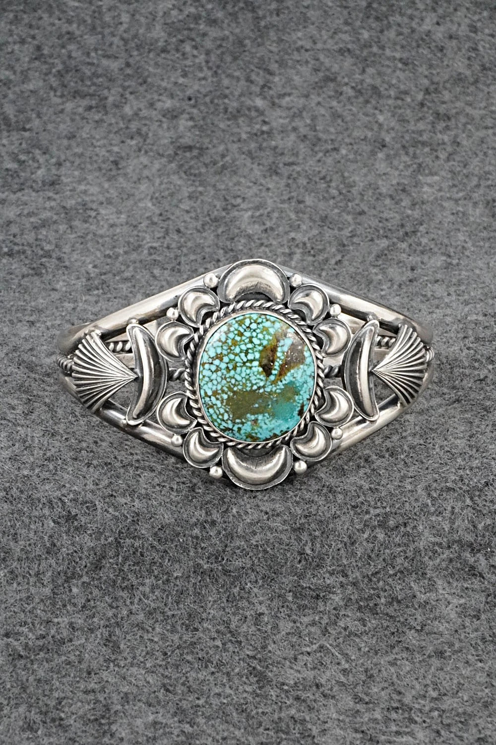 Turquoise & Sterling Silver Bracelet - Derrick Gordon