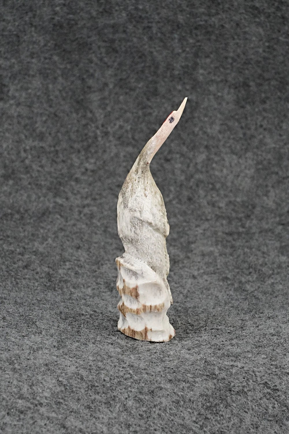 Crane Zuni Fetish Carving - Ruben Najera