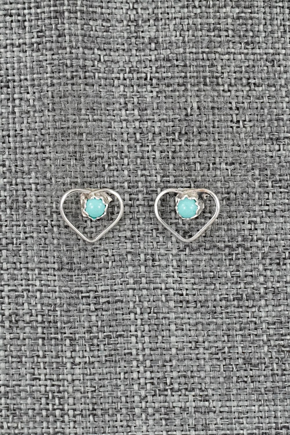 Turquoise & Sterling Silver Earrings - Shantal Bitsie