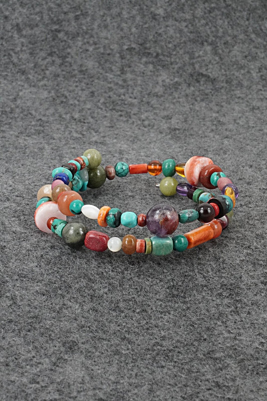 Multi-Stone Beaded Bracelet - Helen Tsosie