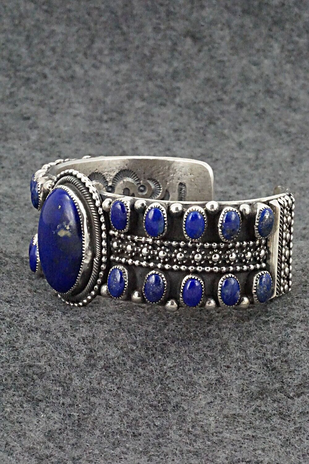Lapis & Sterling Silver Bracelet - Myron Etsitty