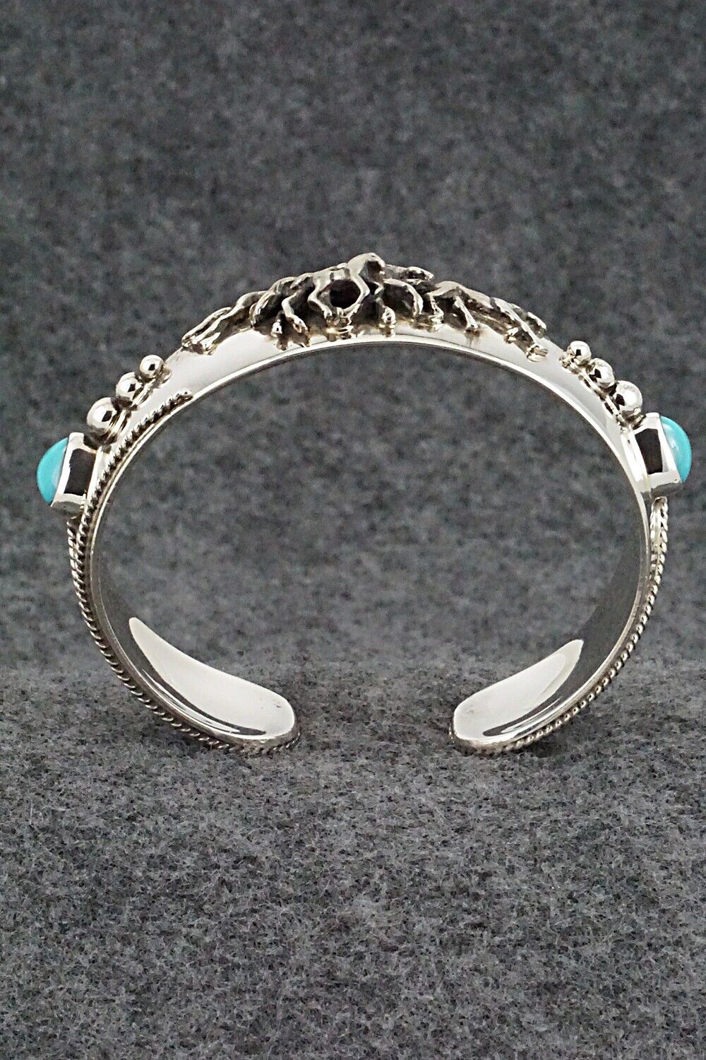 Turquoise & Sterling Silver Bracelet - Bobby Platero