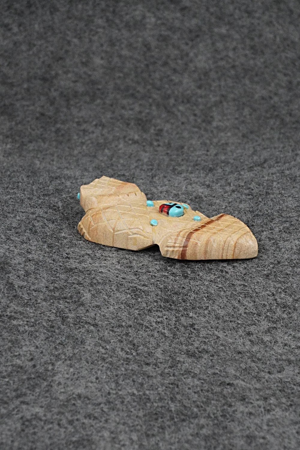 Horned Toad Zuni Fetish Carving - Danette Laate