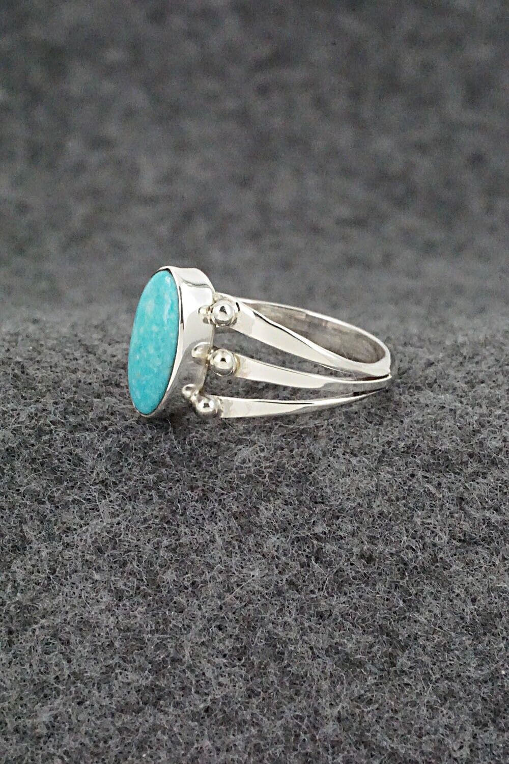 Turquoise & Sterling Silver Ring - Paige Gordon - Size 7.25