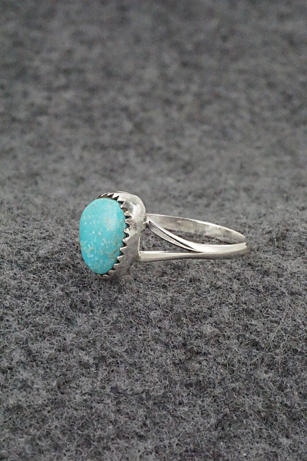 Turquoise & Sterling Silver Ring - Theresa Smith - Size 7