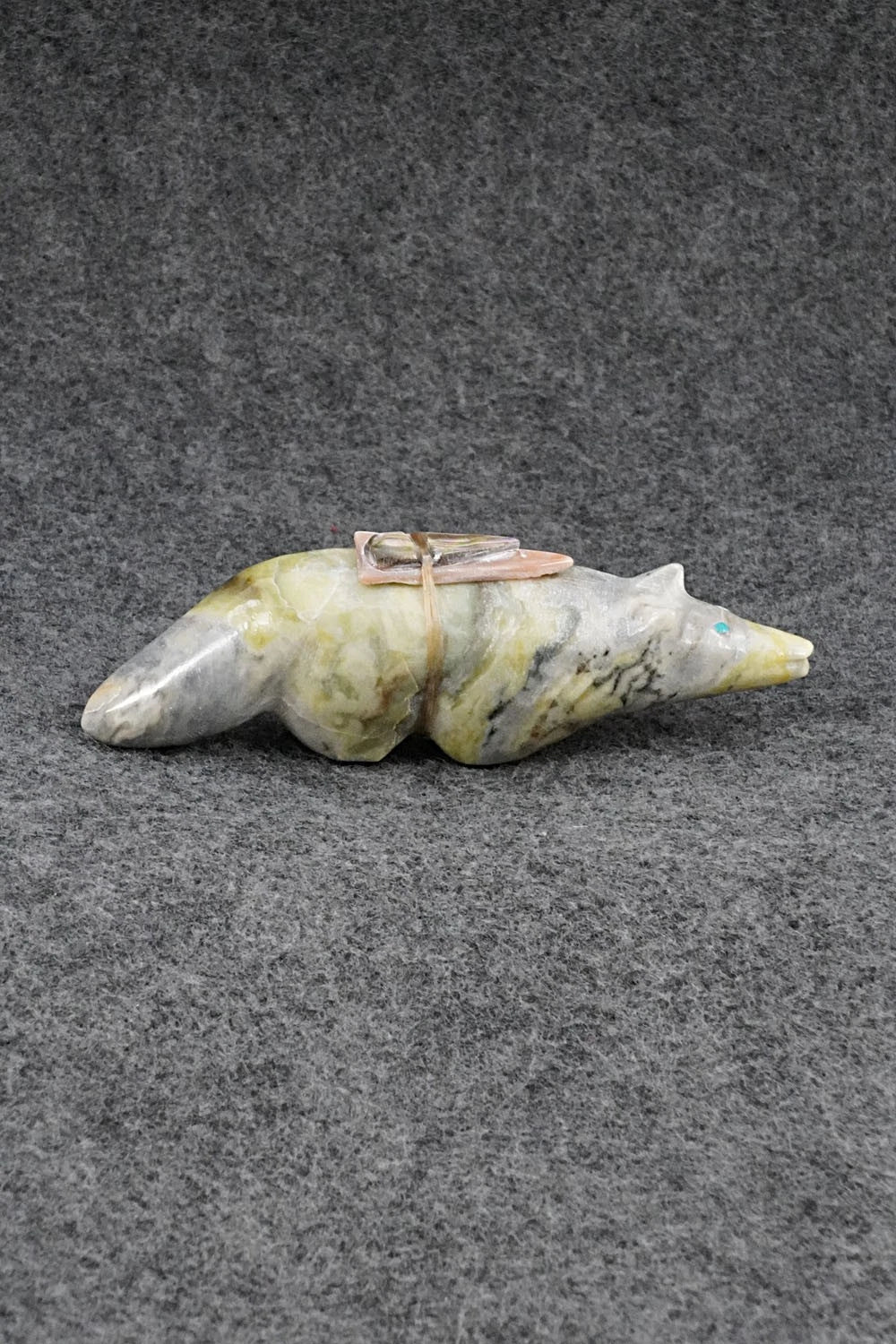 Fox Zuni Fetish Carving - Delvin Leekya