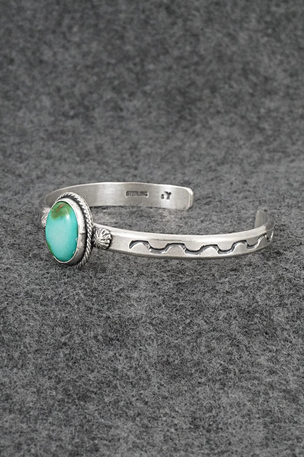 Turquoise & Sterling Silver Bracelet - Samuel Yellowhair