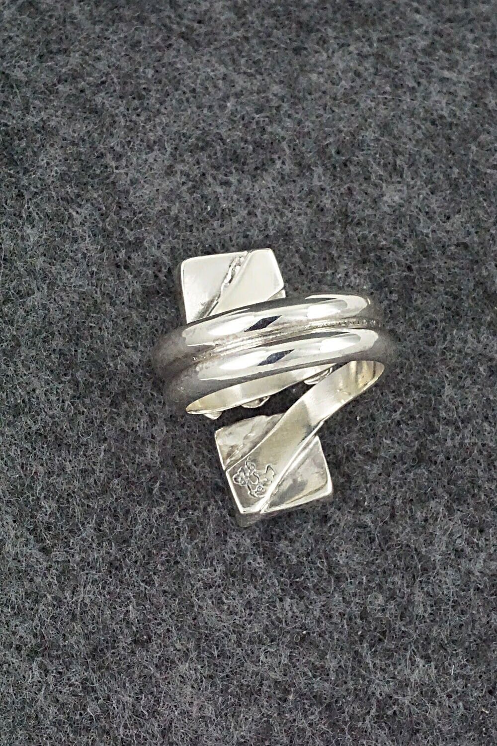 Turquoise & Sterling Silver Ring - Bobby Platero - Size 6