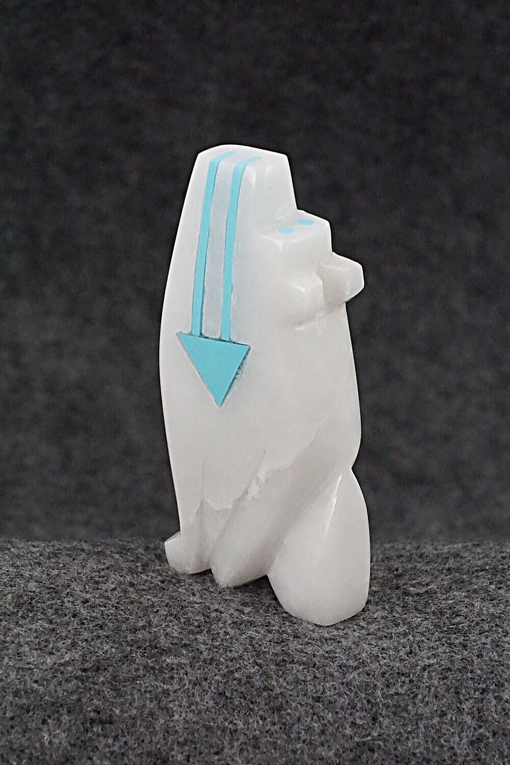 Wolf Zuni Fetish Carving - Bernard Laiwakete