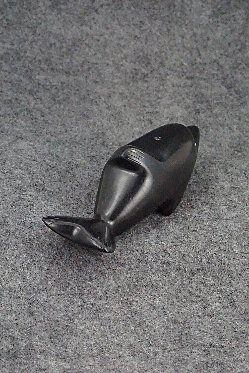 Dolphin Zuni Fetish Carving - Herbert Halate