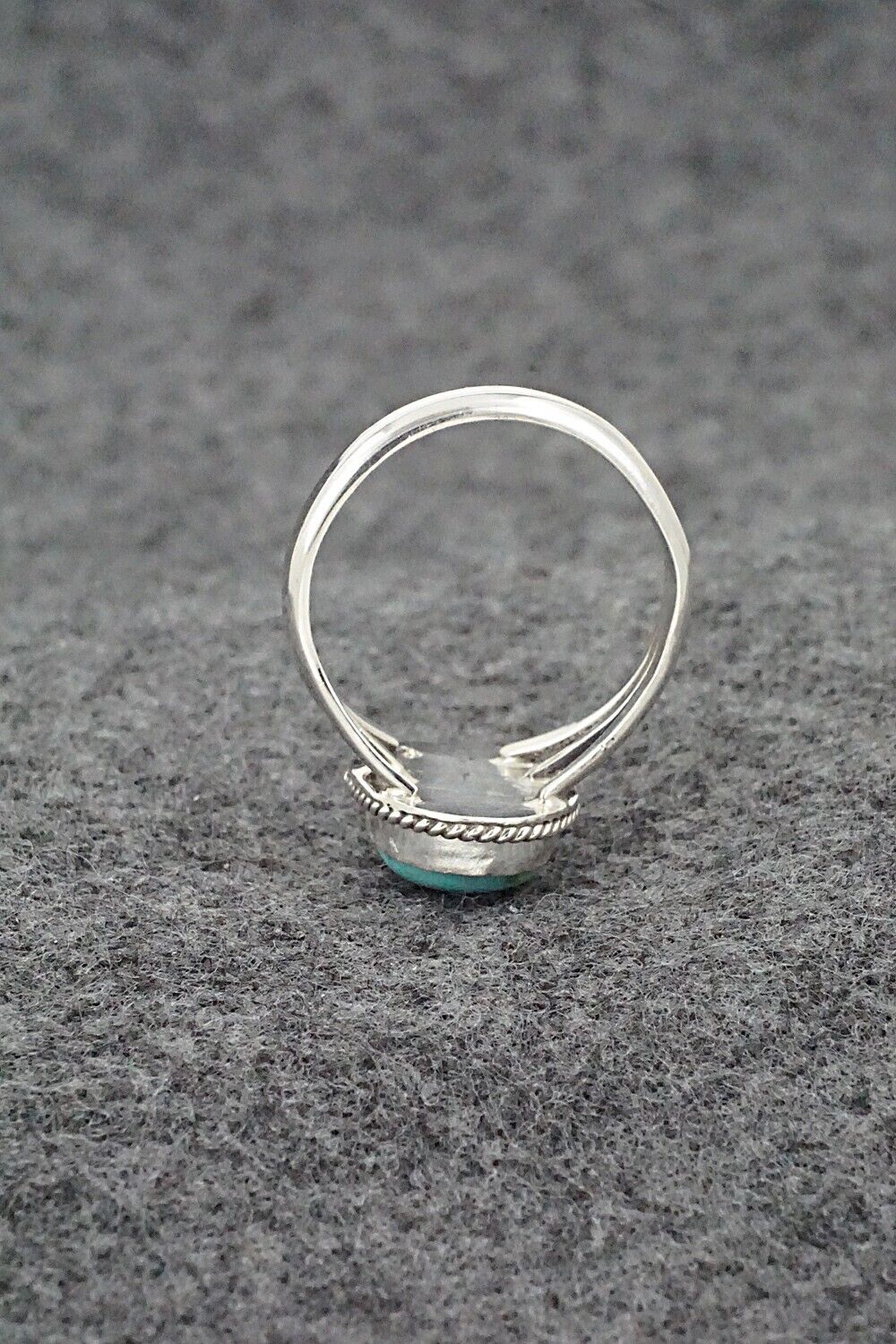 Turquoise & Sterling Silver Ring - Alice Rose Saunders - Size 9