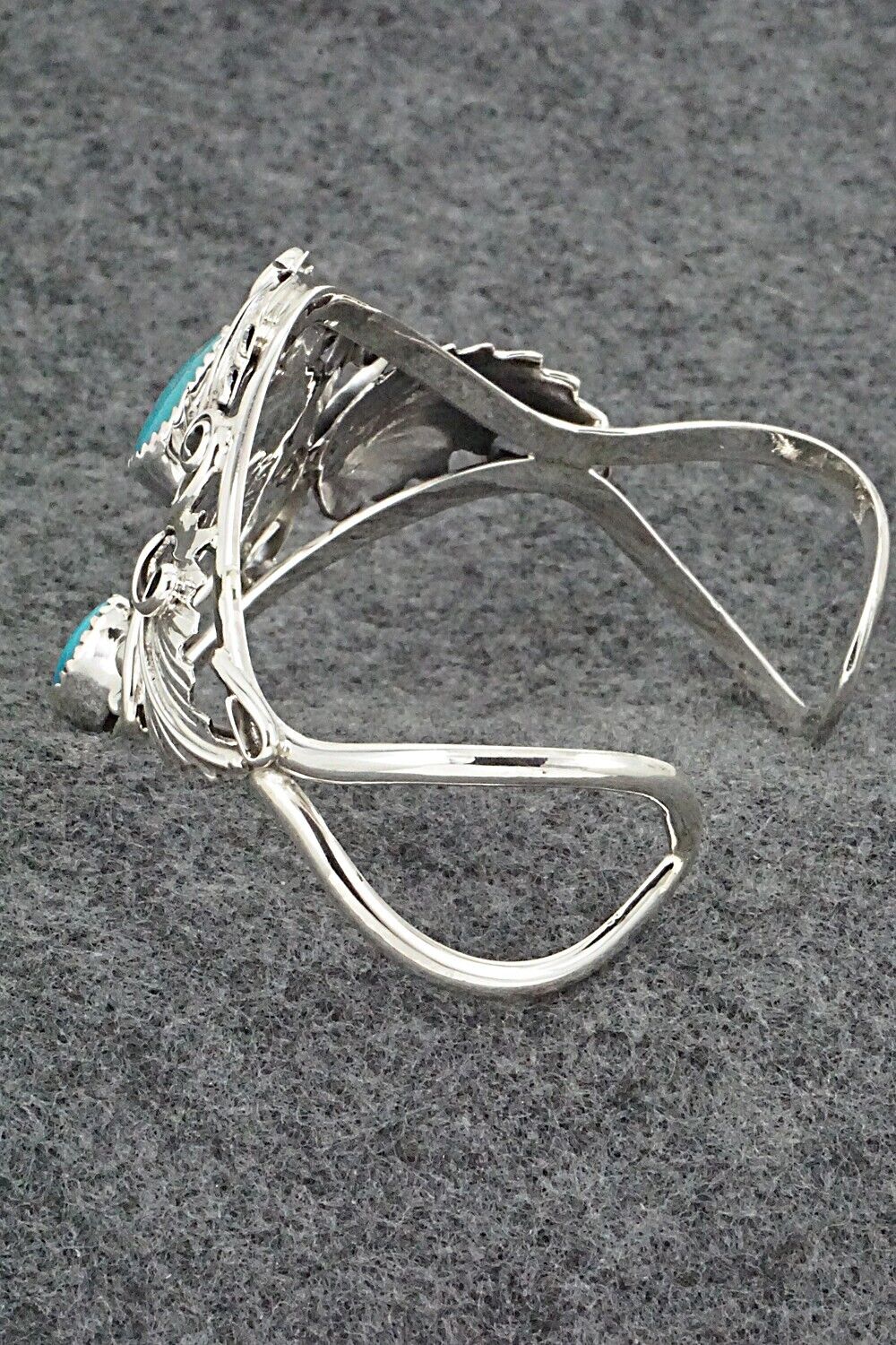 Turquoise & Sterling Silver Bracelet - Harry Yazzie