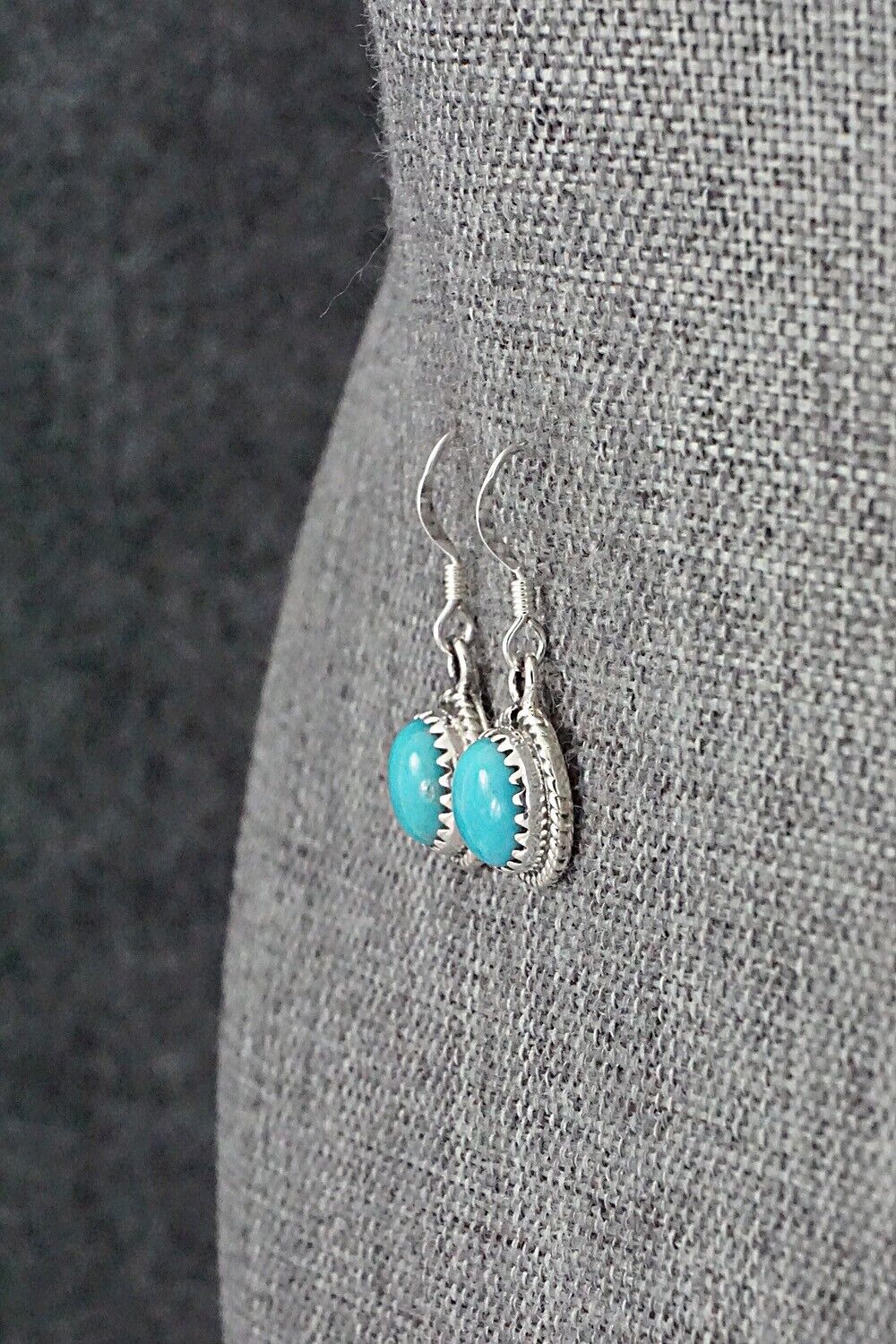 Turquoise & Sterling Silver Earrings - Sharon McCarthy