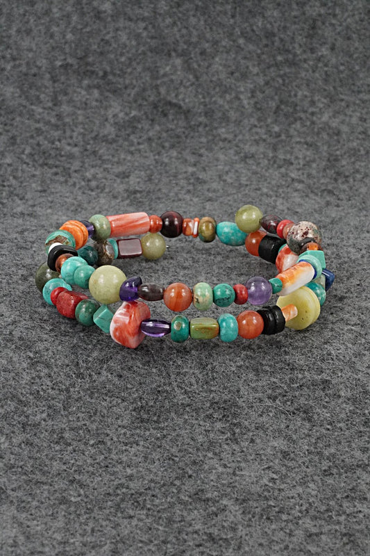 Multi-Stone Beaded Bracelet - Helen Tsosie