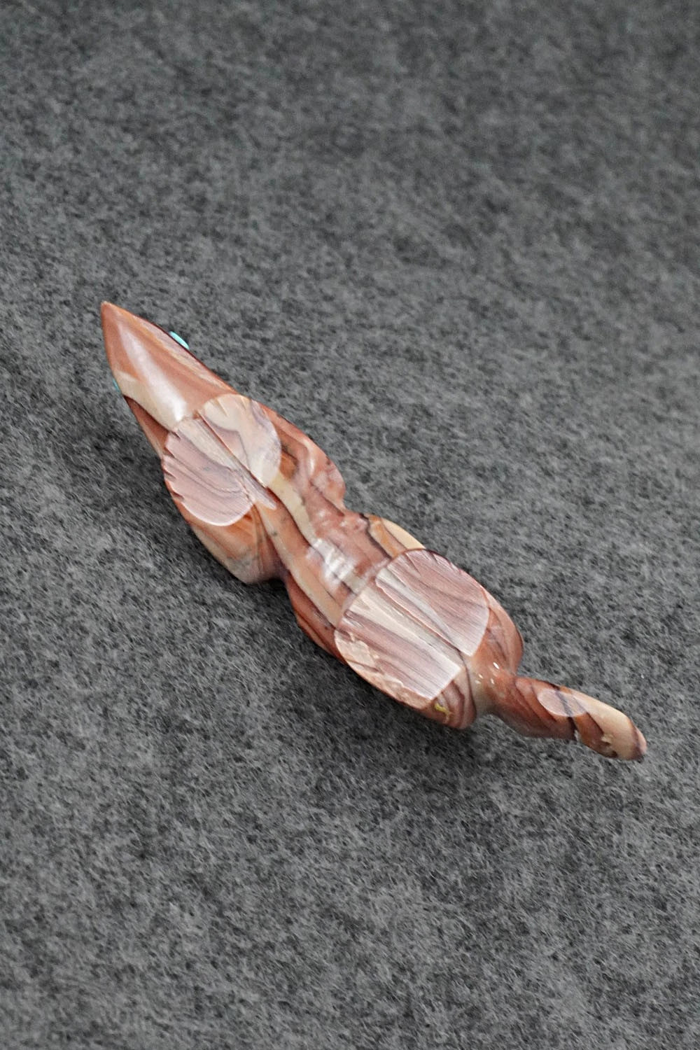 Mountain Lion Zuni Fetish Carving - Ronnie Lunasee