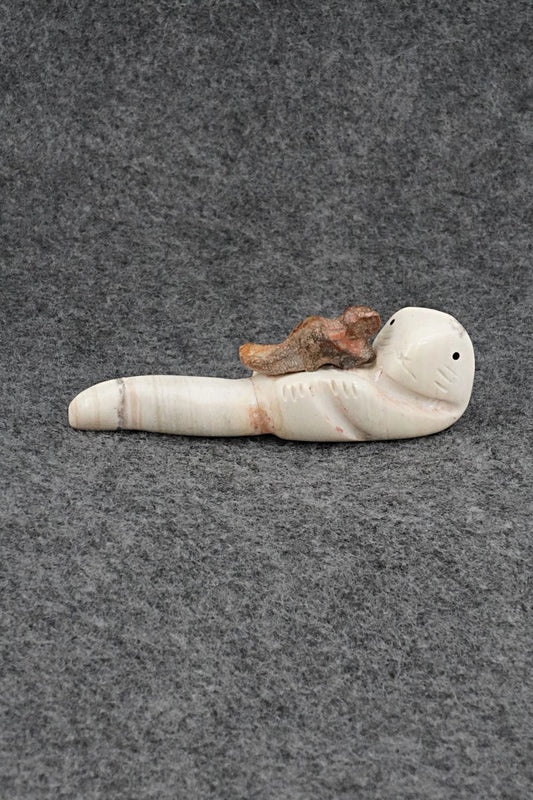 Otter Zuni Fetish Carving - Justin Red Elk