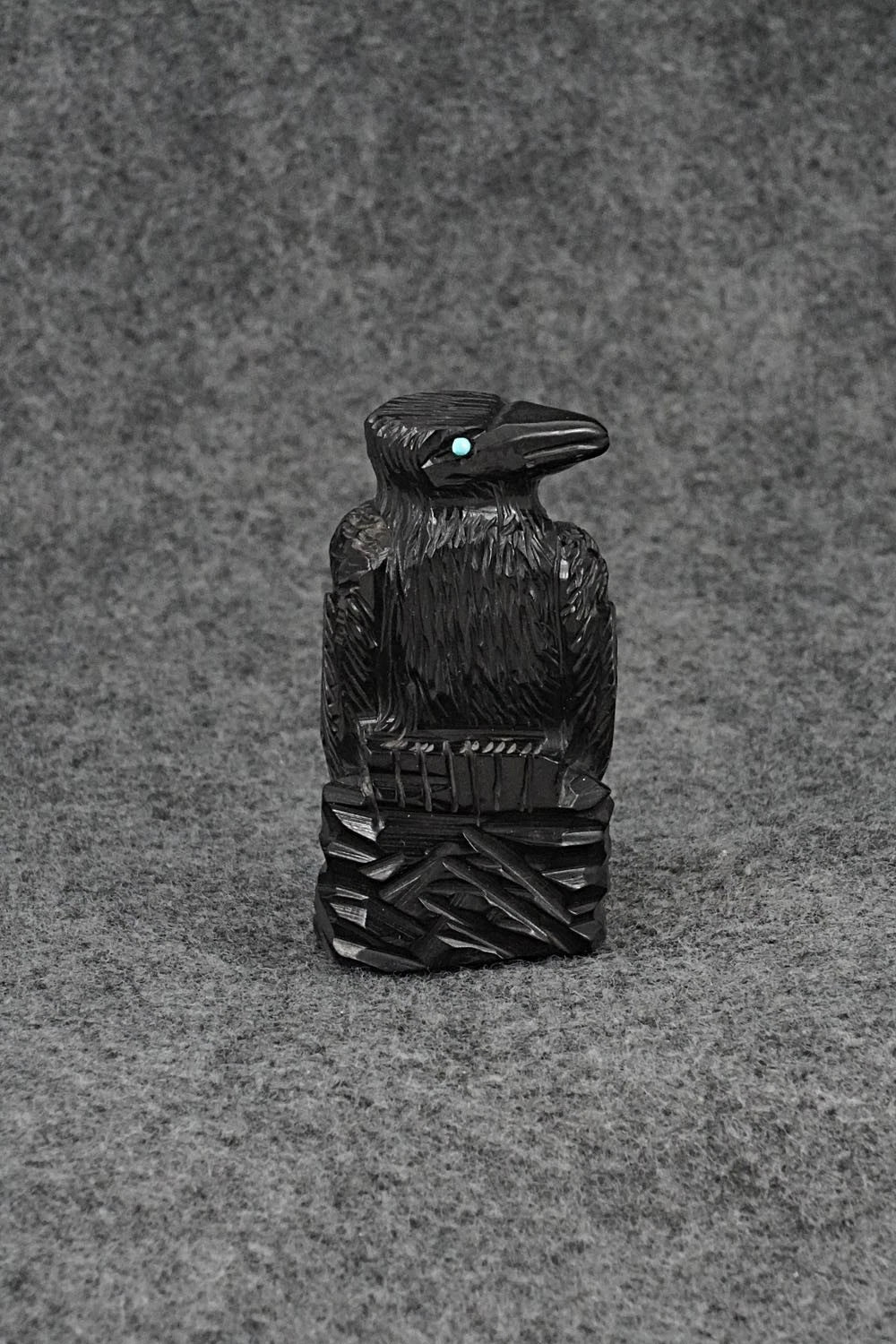 Crow Zuni Fetish Carving - Mike Tucson