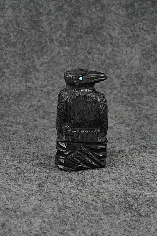 Crow Zuni Fetish Carving - Mike Tucson