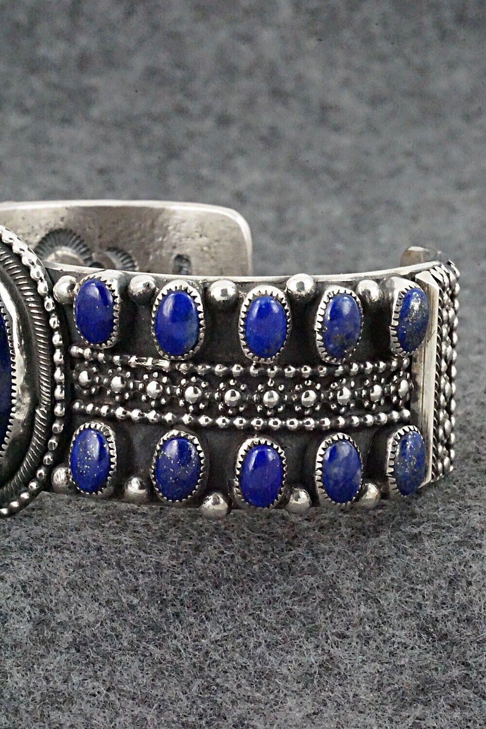 Lapis & Sterling Silver Bracelet - Myron Etsitty