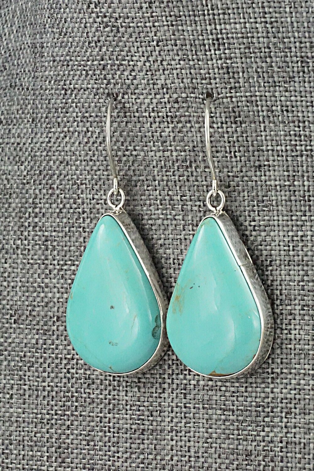 Turquoise & Sterling Silver Earrings - Rena Begay