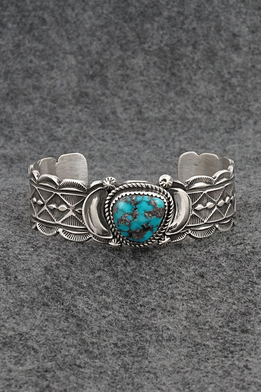 Turquoise & Sterling Silver Bracelet - Tillie Jon