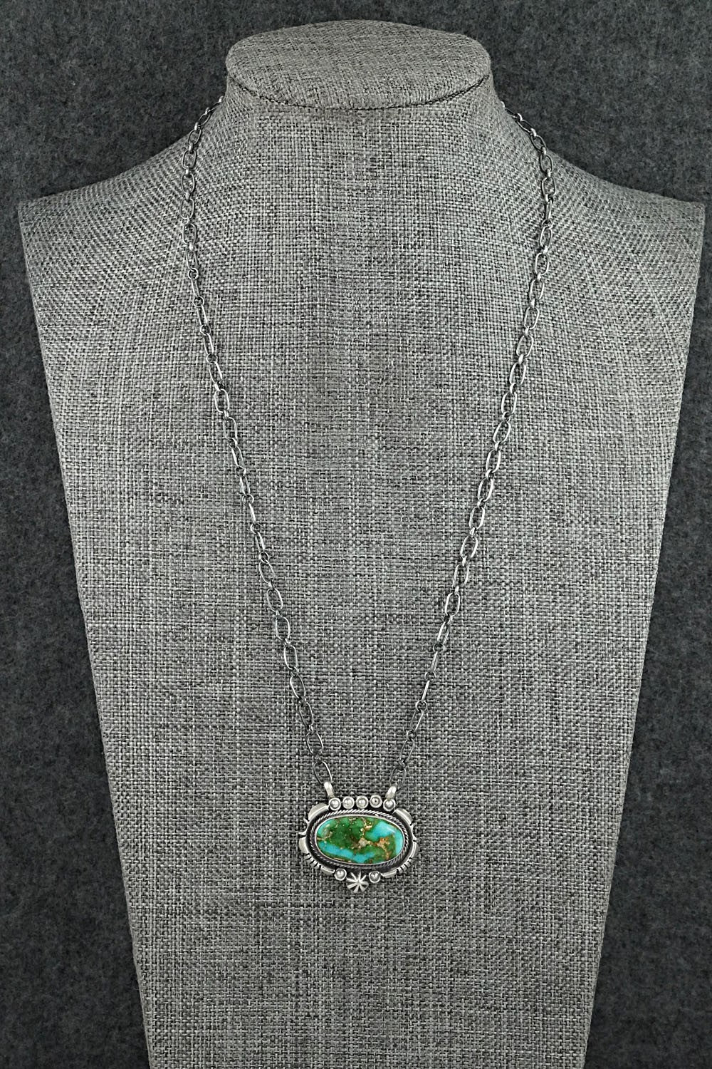 Turquoise & Sterling Silver Necklace - Daniel Benally
