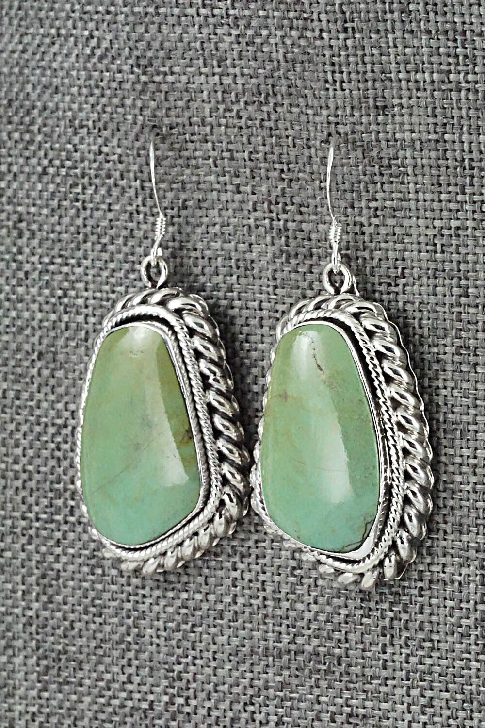 Turquoise & Sterling Silver Earrings - Sharon McCarthy