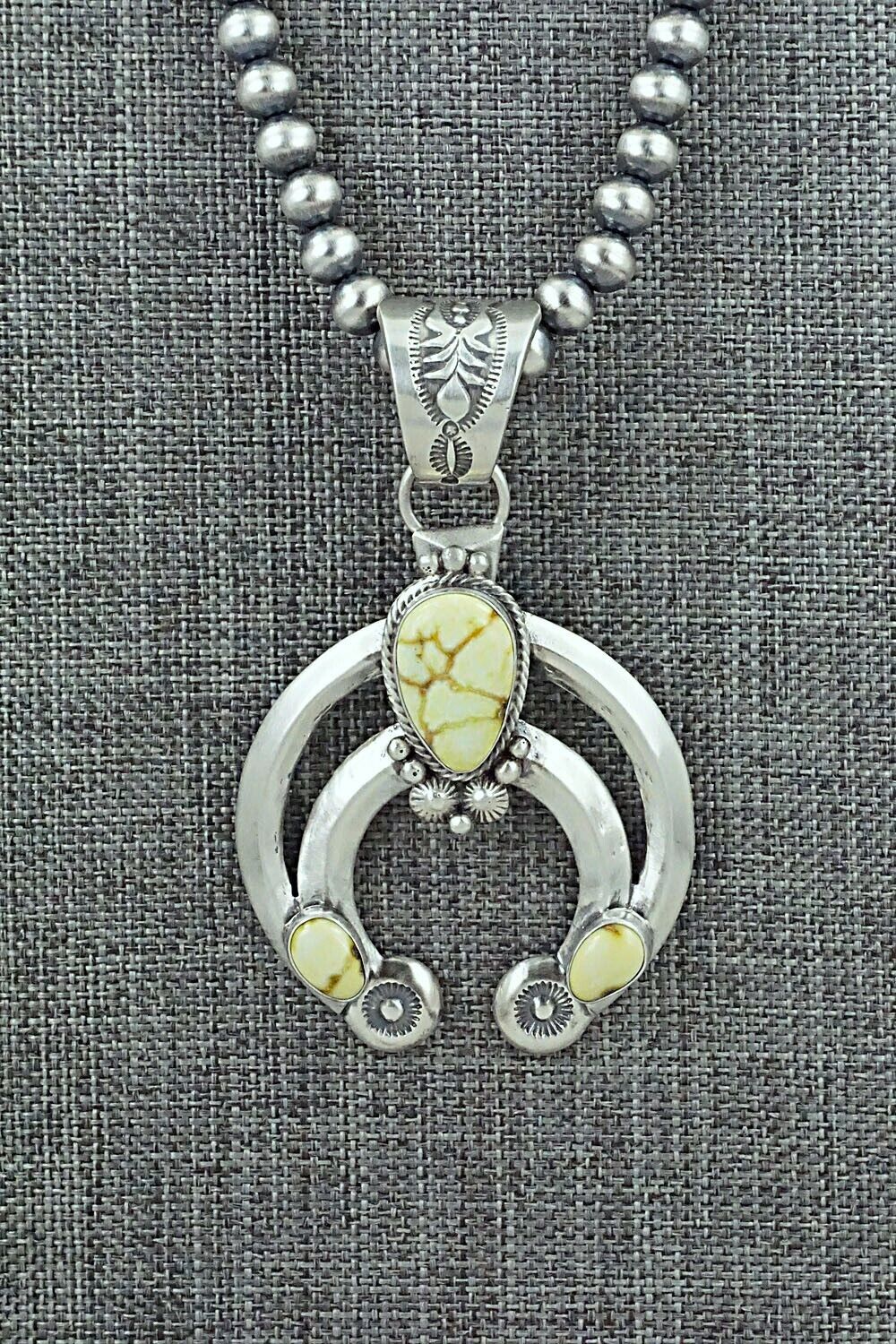Variscite & Sterling Silver Necklace - Paige Gordon