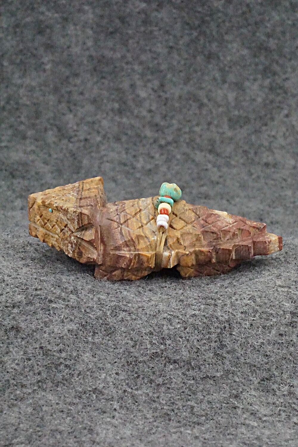 Horned Toad Zuni Fetish Carving - Douglas Martza