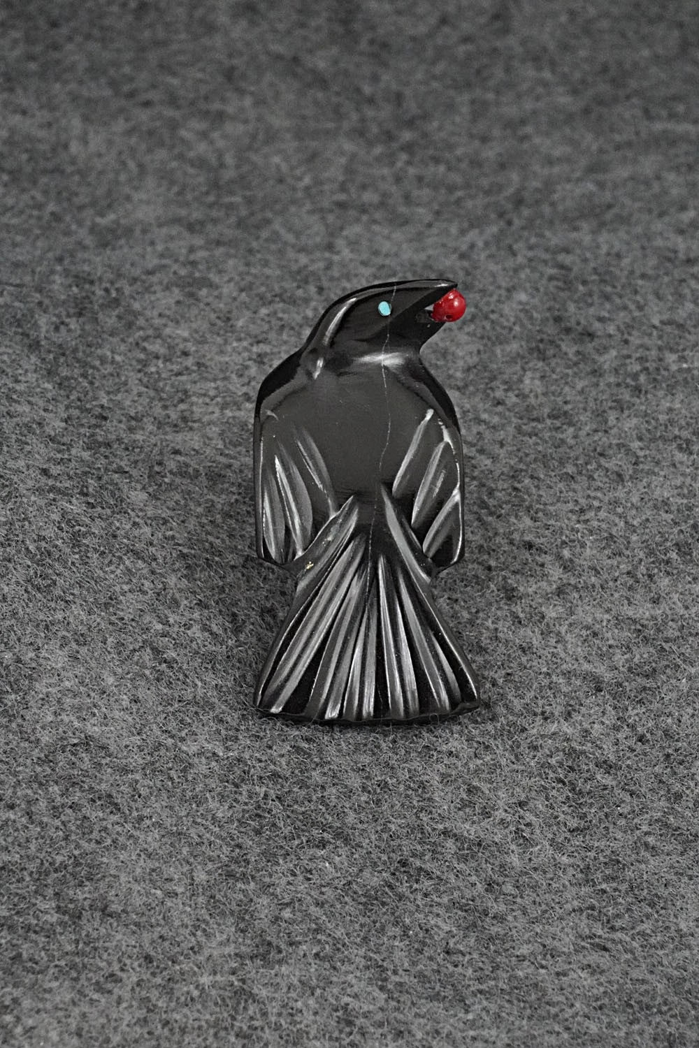 Crow Zuni Fetish Carving - Calvert Bowanie
