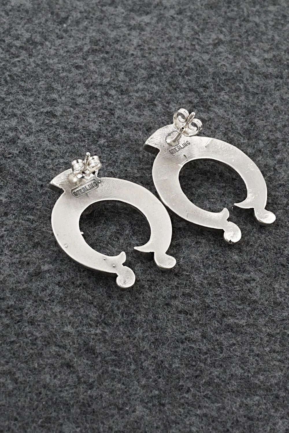 Turquoise & Sterling Silver Earrings - Adrienne Gordon