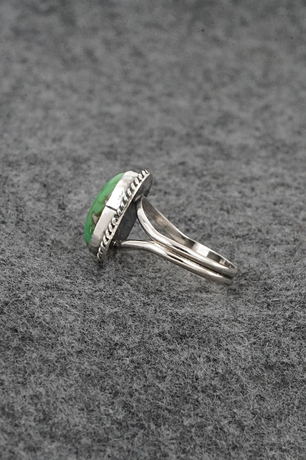 Turquoise & Sterling Silver Ring - Rosemary Saunders - Size 7